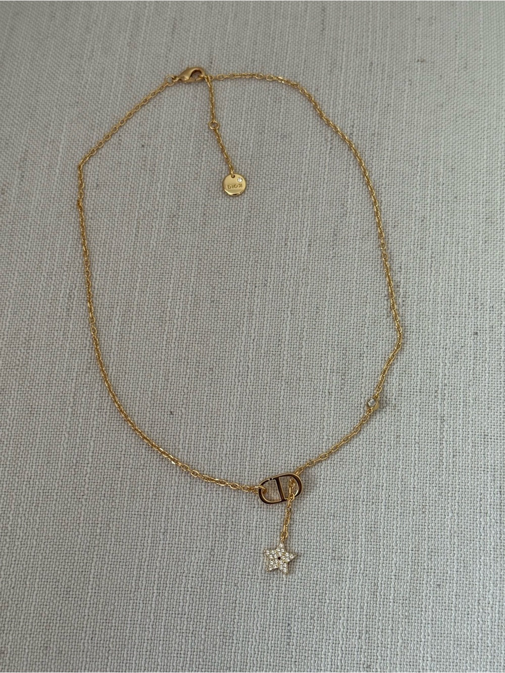 Dior petit CD start necklace